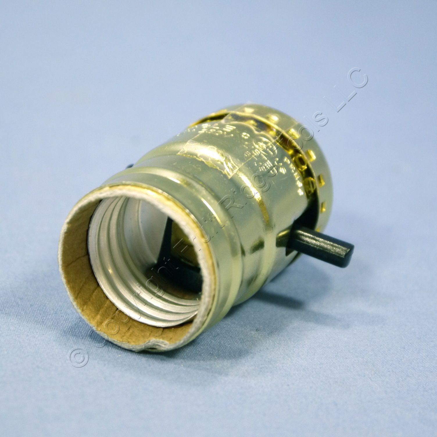 Ace PushThru Light Socket Brass Lamp Holder Electrolier 1/8 IPS 660W