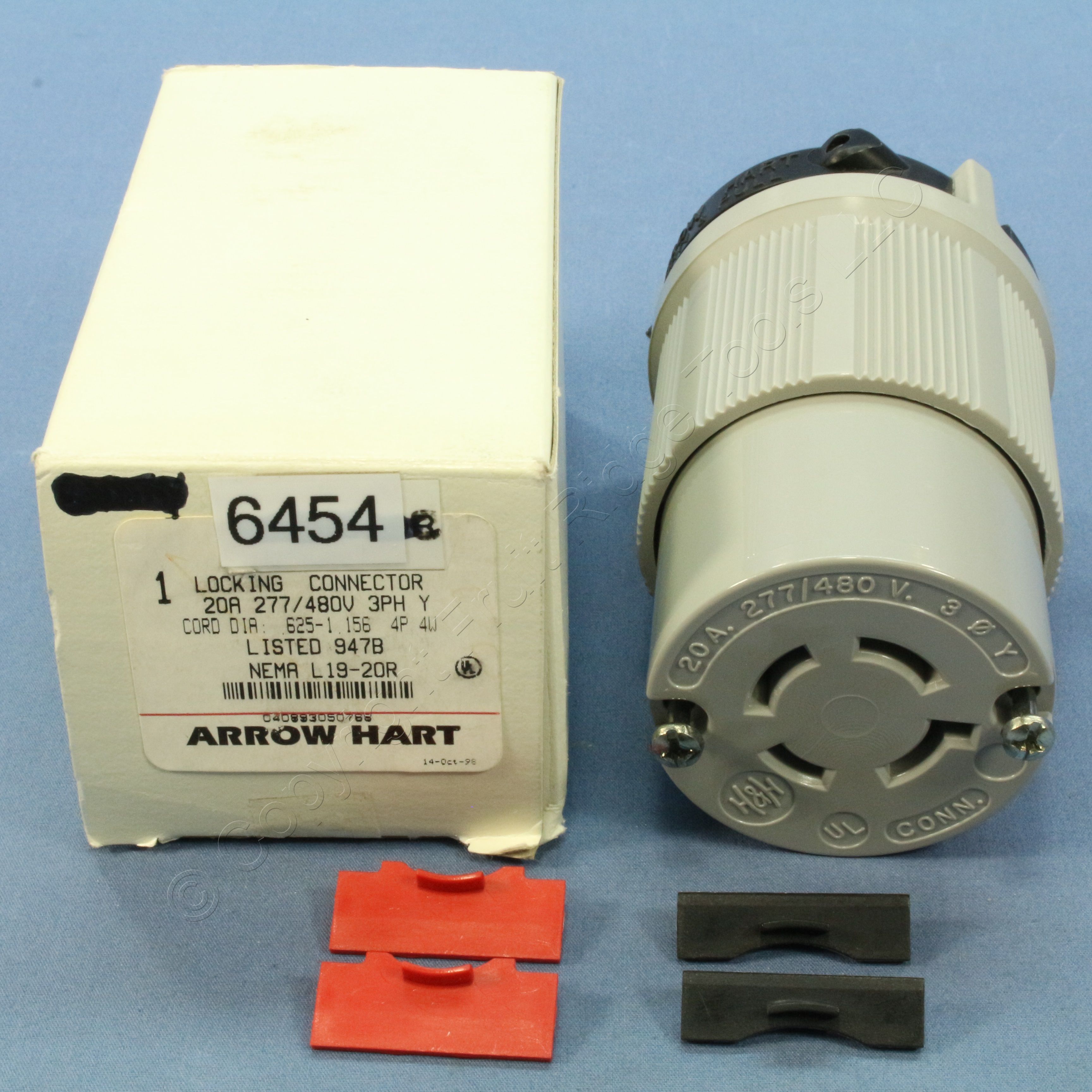 Arrow Hart Nema Plug And Receptacle Chart AHCL720R Eaton CCL Recp 20A