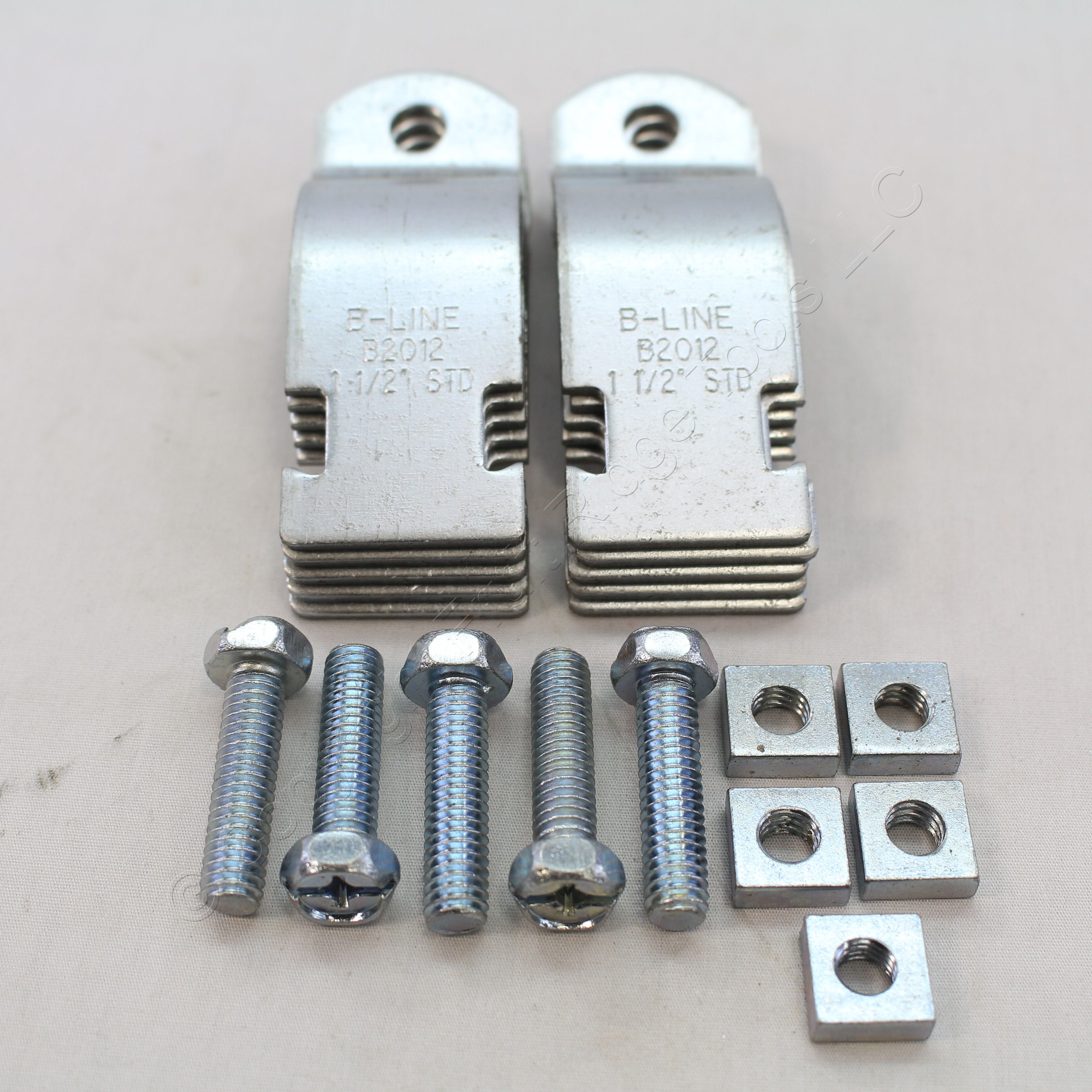 5 BLine Steel Strut Mounting Clamps Straps For 11/2" Pipe/Rigid