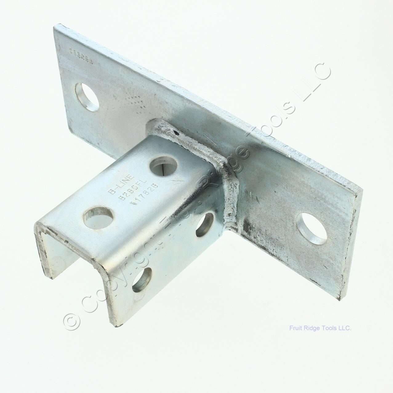 B-LINE Steel Zinc-Plated Single Strut Channel Post Base Bolted Framing ...