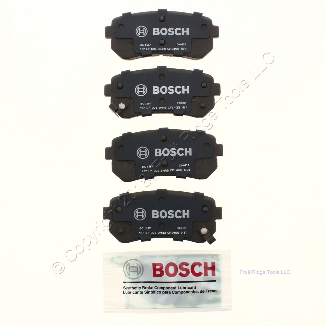 New Bosch Quietcast Premium Ceramic Disc Brake Pad Set Bc1157 For