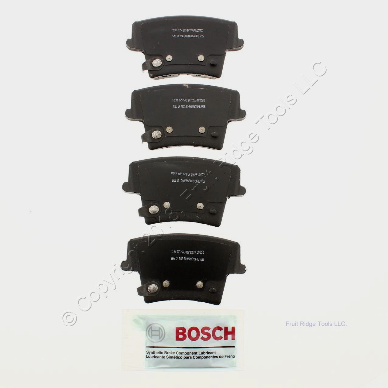 Bosch Quietcast Premium Organic Disc Brake Pad Set Bp1057a Fits