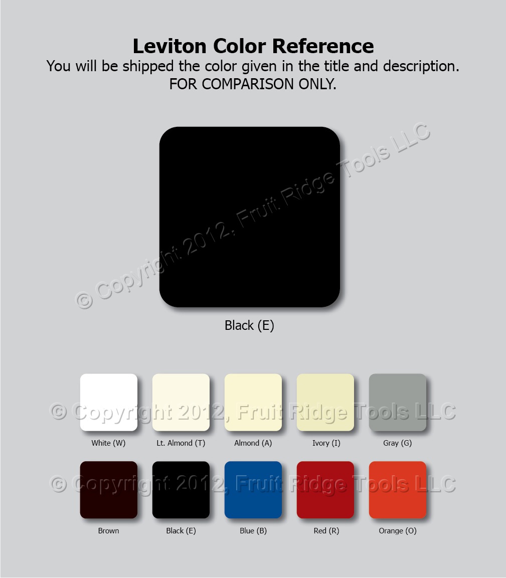 Leviton Device Color Chart