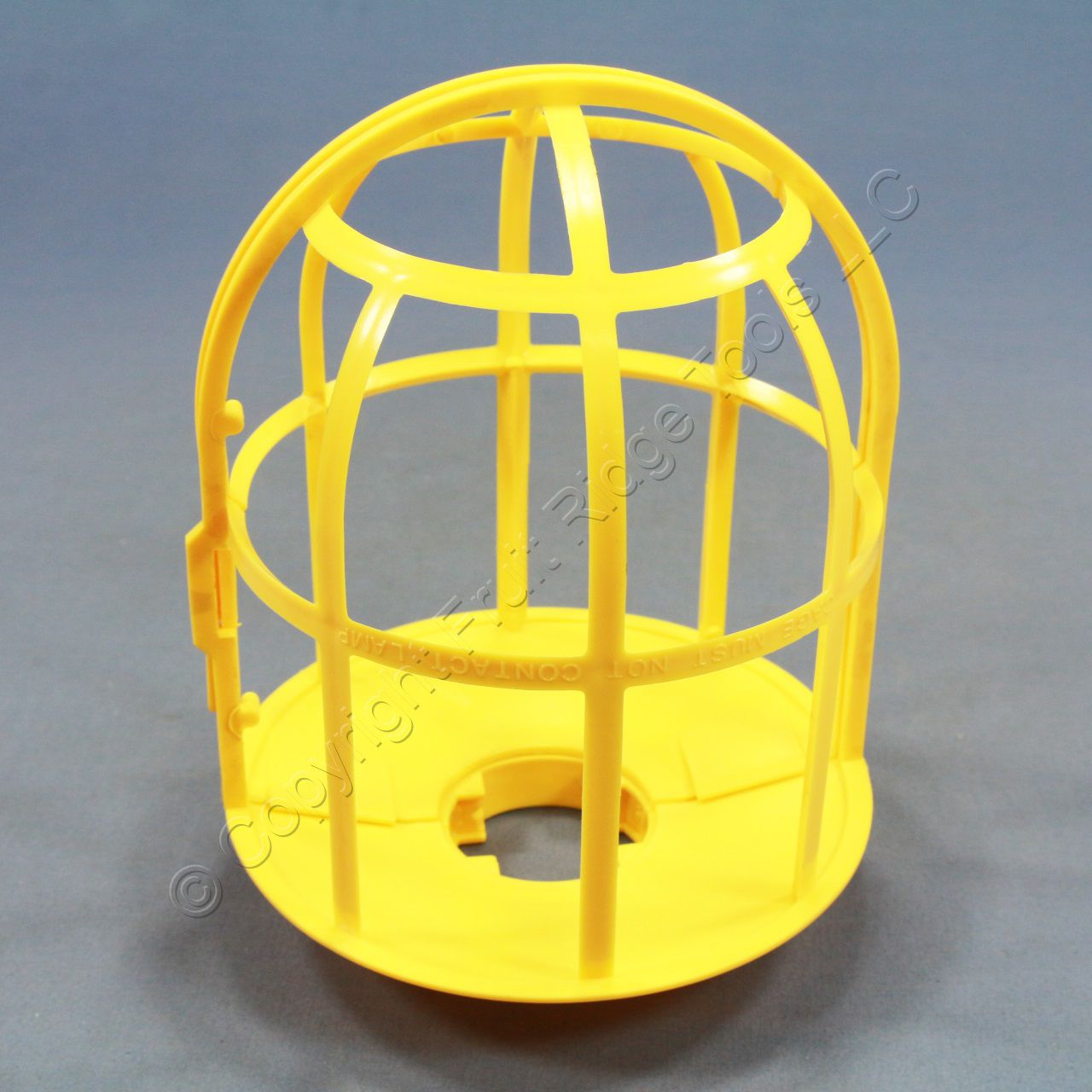 Cooper Yellow High Strength Plastic Lamp Guards Adjustable Collar Bulk