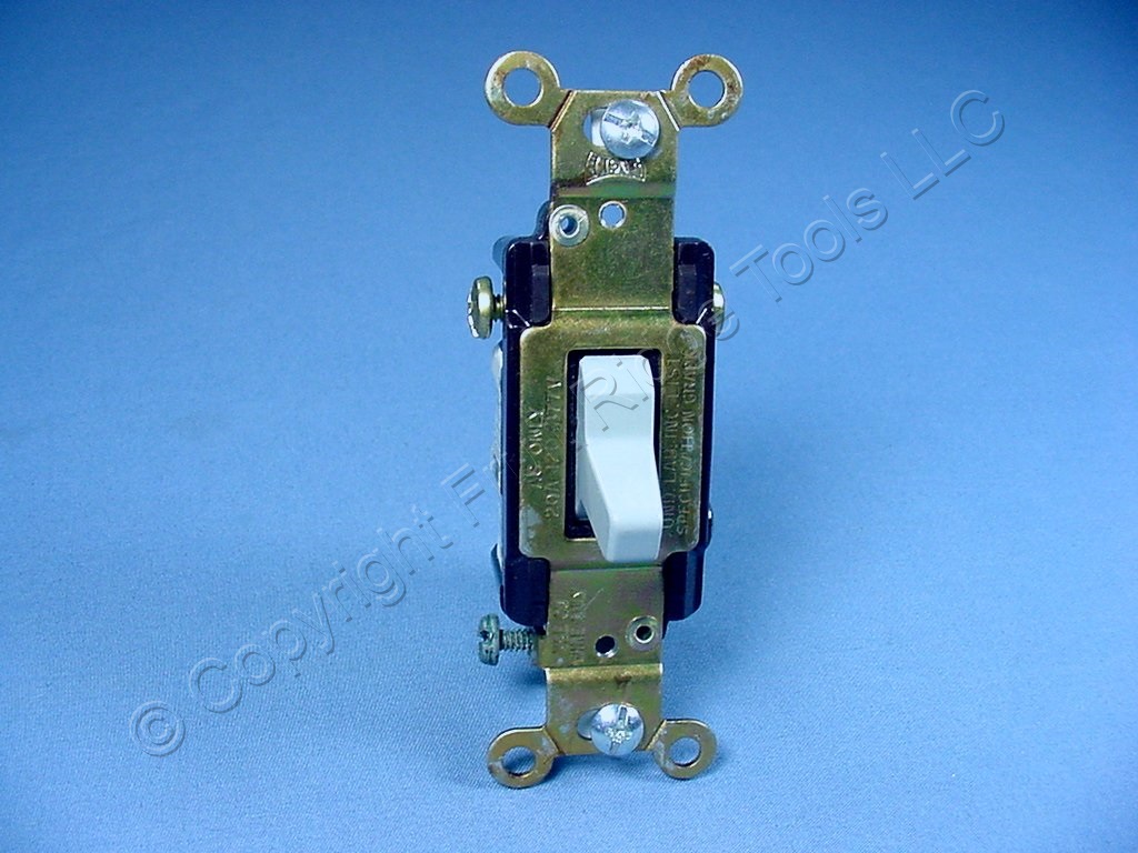 Eagle Gray COMMERCIAL Grade 3-Way Toggle Light Switch 20A 120/277V Bulk ...