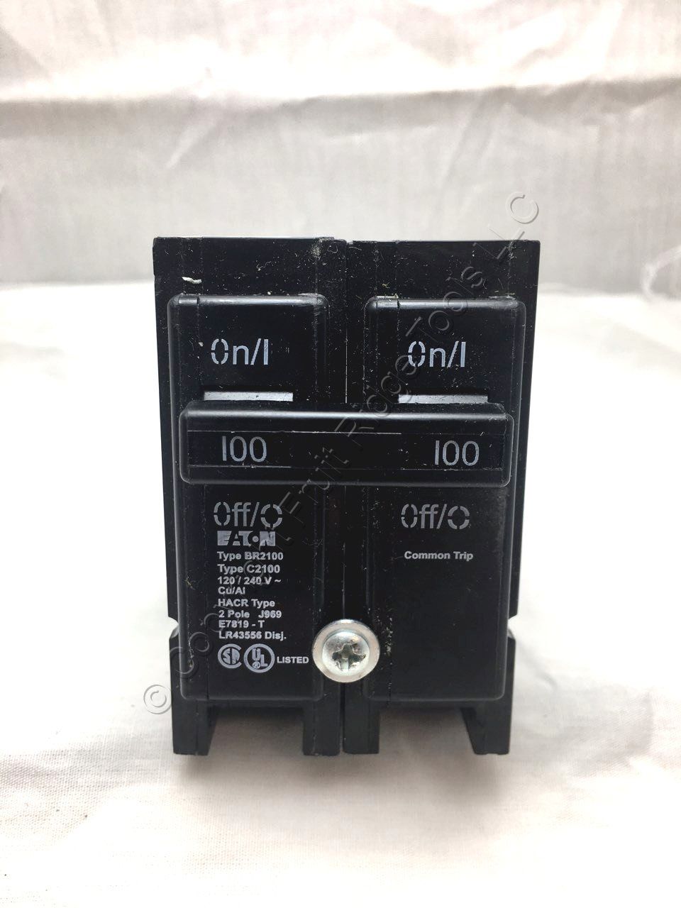 Eaton BR2100 Double Pole BR Circuit Breaker 100A Westinghouse