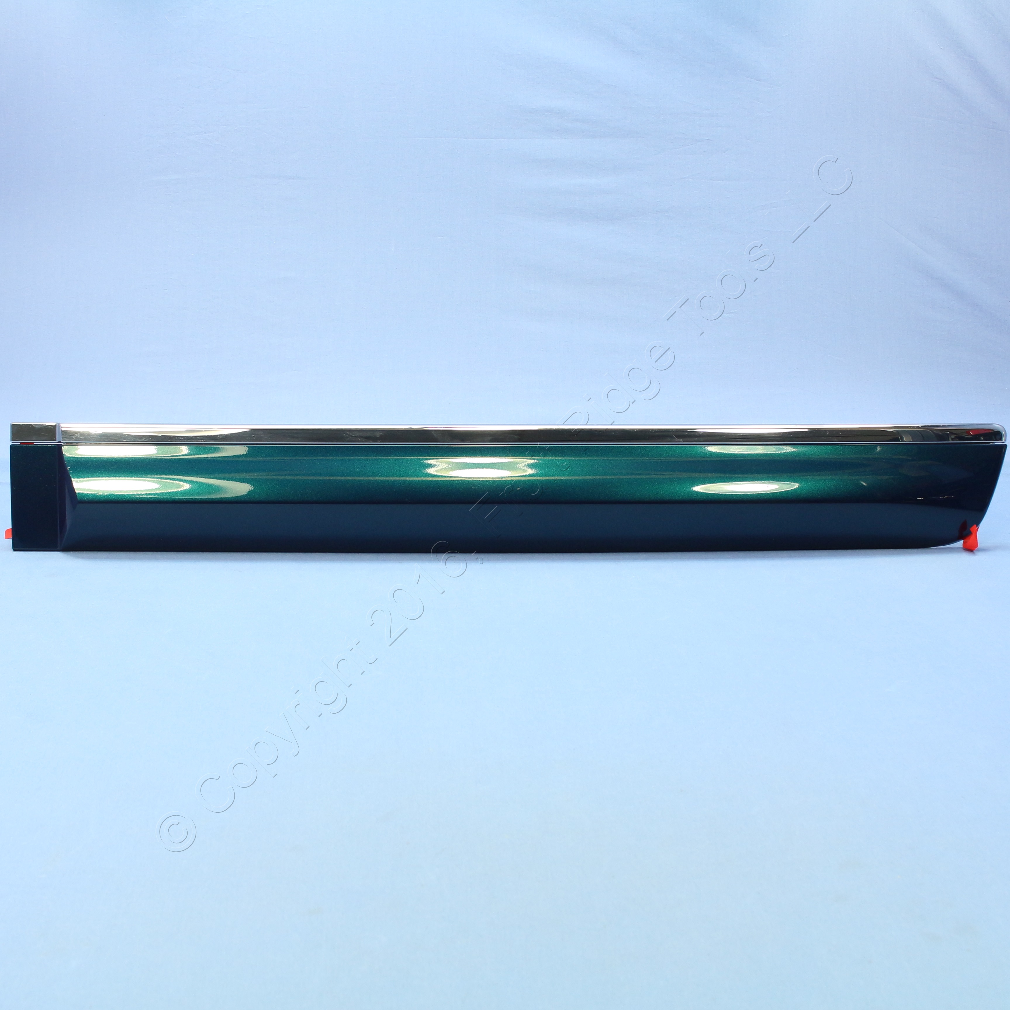 GM Bermuda Blue Scratched 35.5" Rear Left Door Moulding Trim for 07-14 Yukon XL