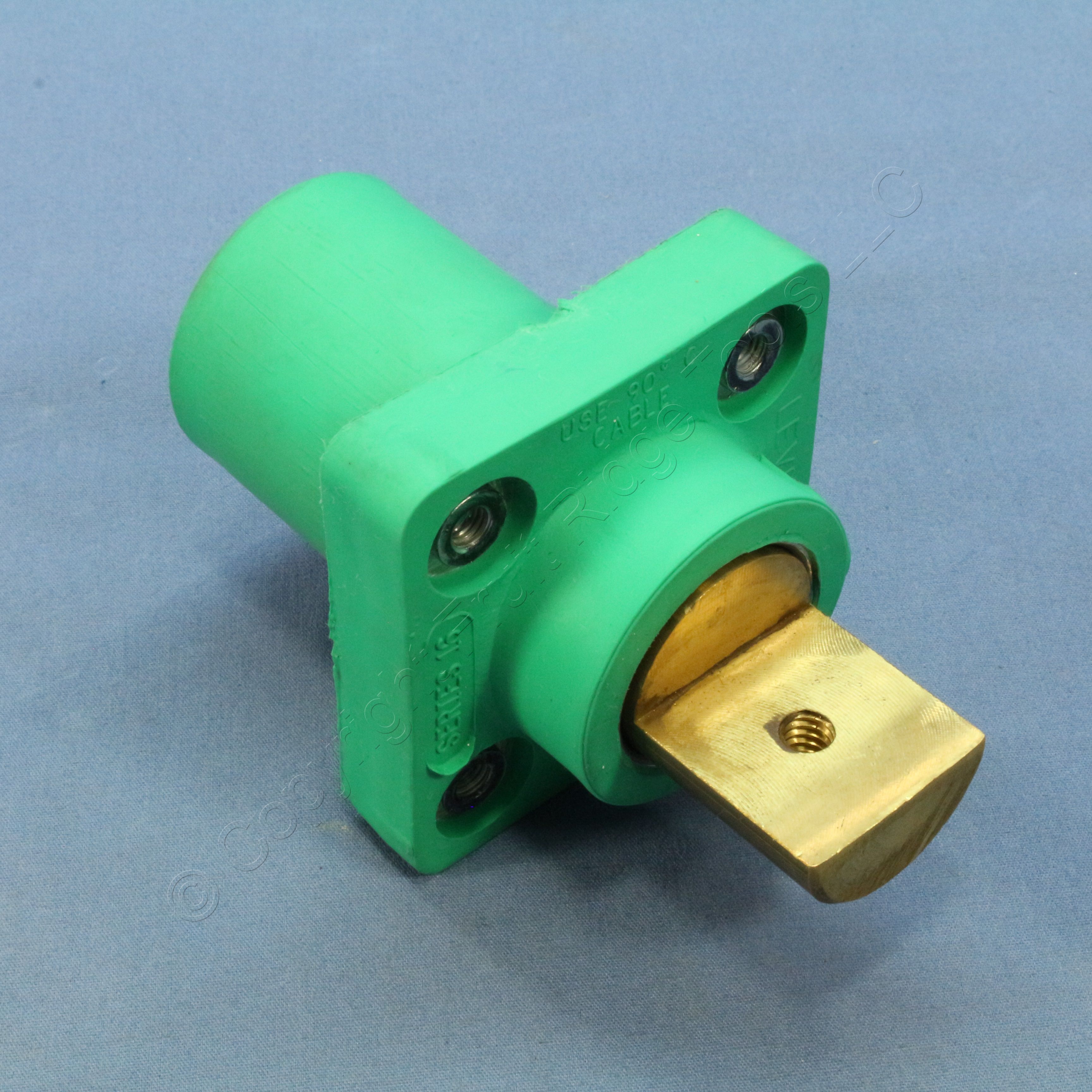 Leviton Green 16 Series 1Pole Cam Receptacle Male Half Round 400A 600V 16R19G 78477098943 eBay