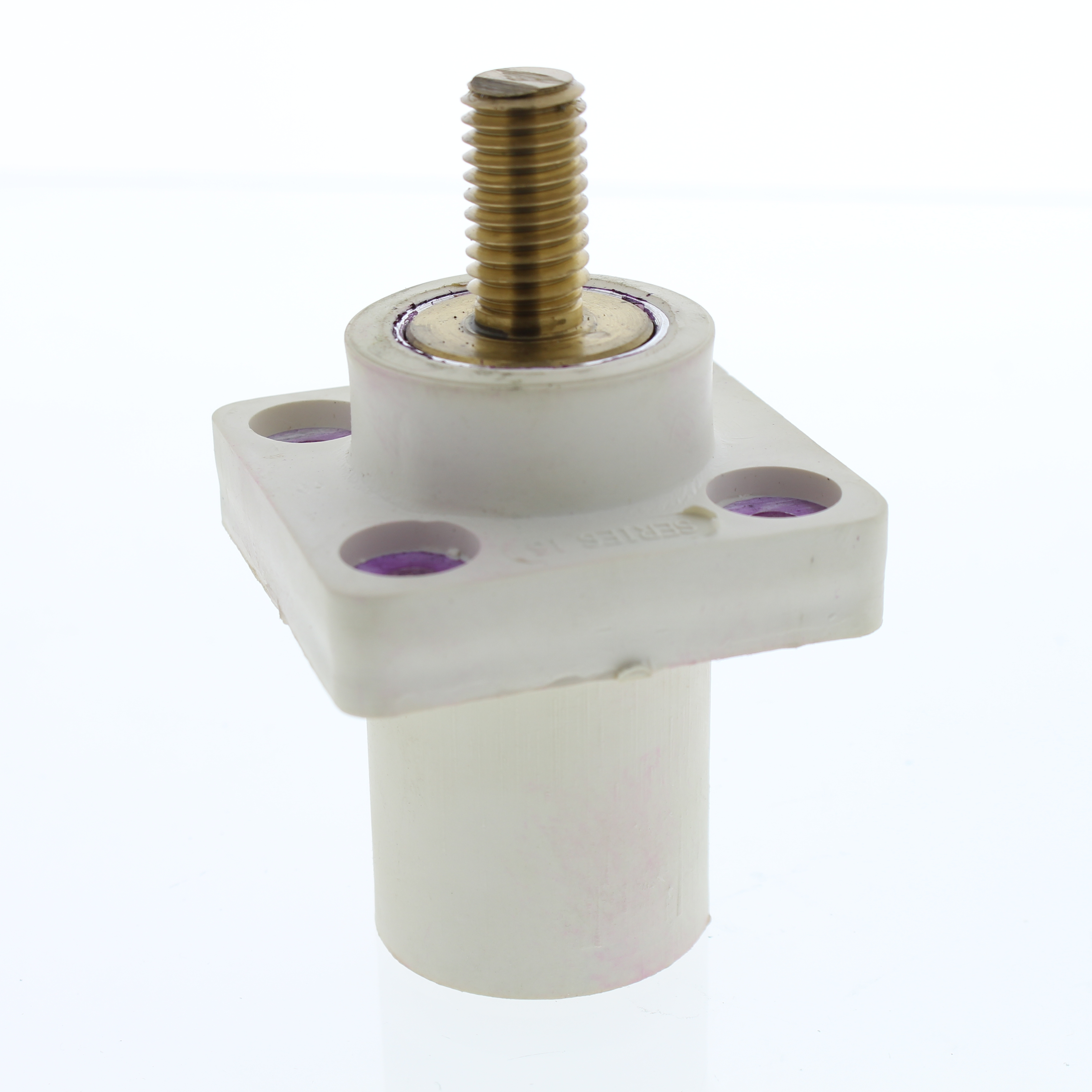 Leviton White Cam Receptacles 1.0" Stud Male Plug 16 Series 400A 600V