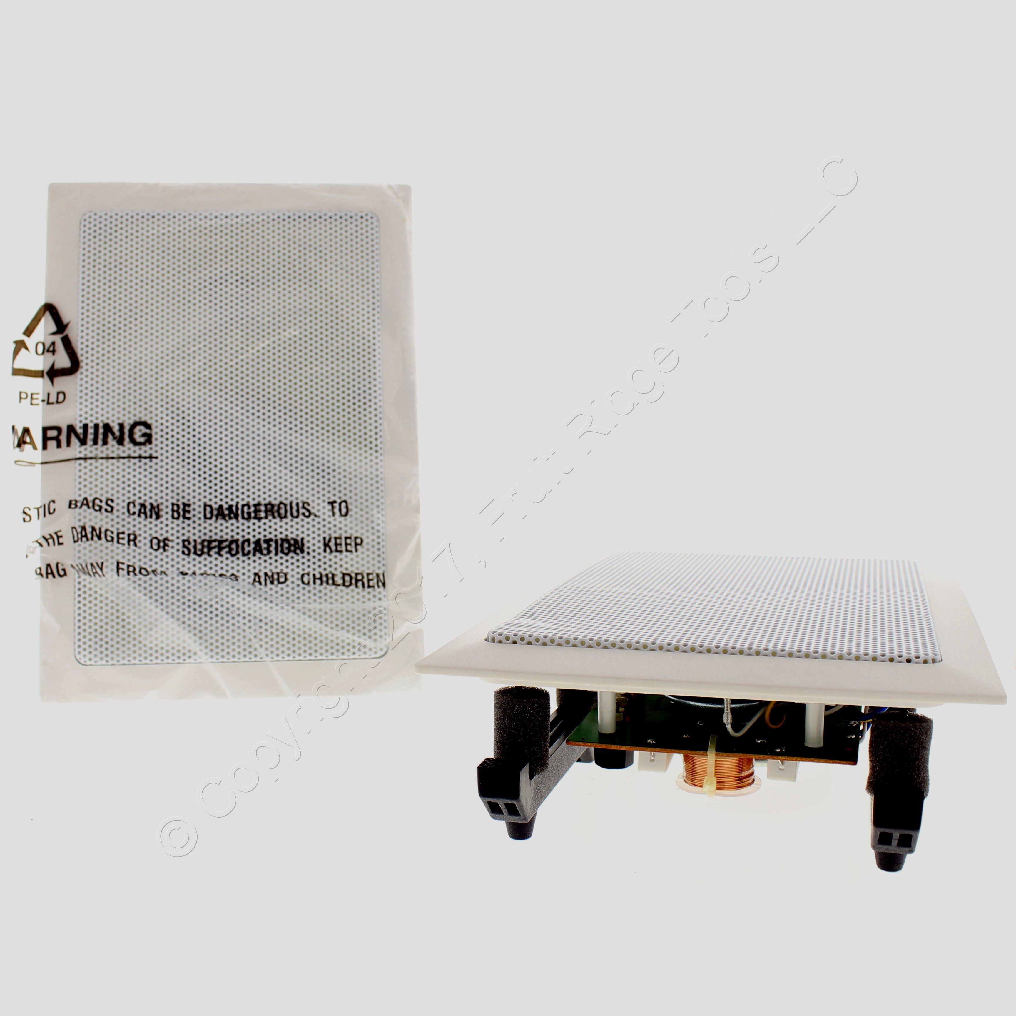 Leviton In-Wall Stereo Speakers Home Theater 70 Watt 90 db White 40891-W PAIR | eBay