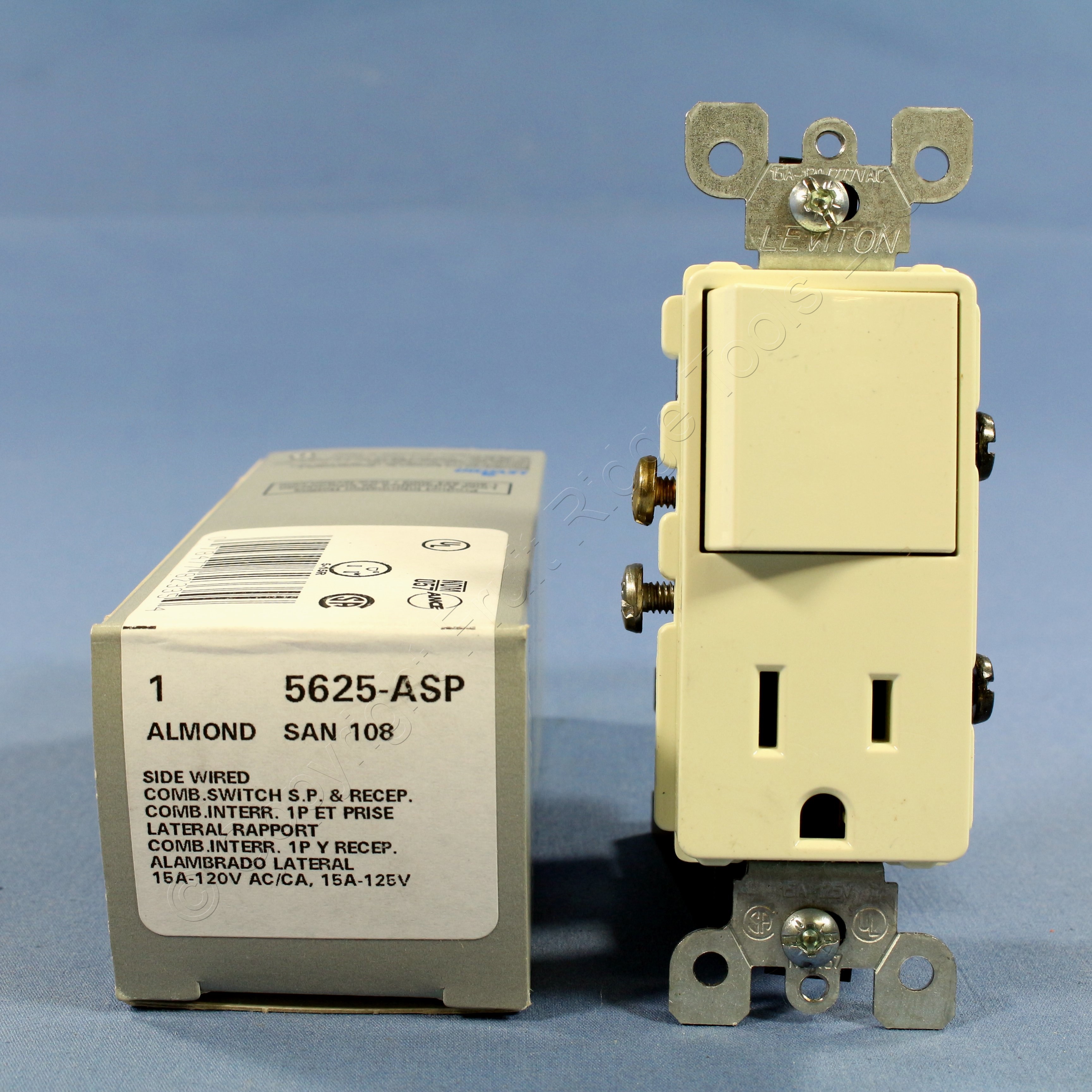 Leviton Almond Decora Single Pole Rocker Switch