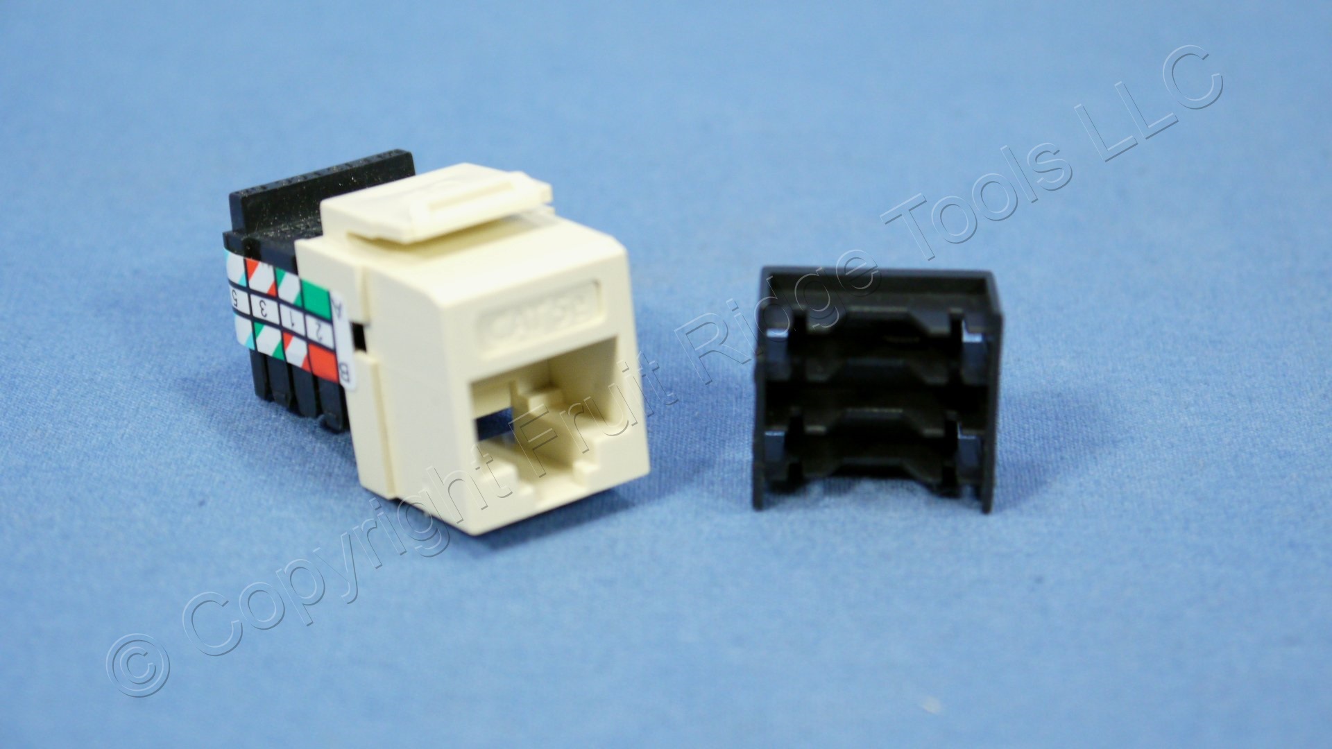 Leviton Almond GigaMax Quickport Cat 5e Jack Cat5e RJ45 8P8C Category 5e  5G108-A