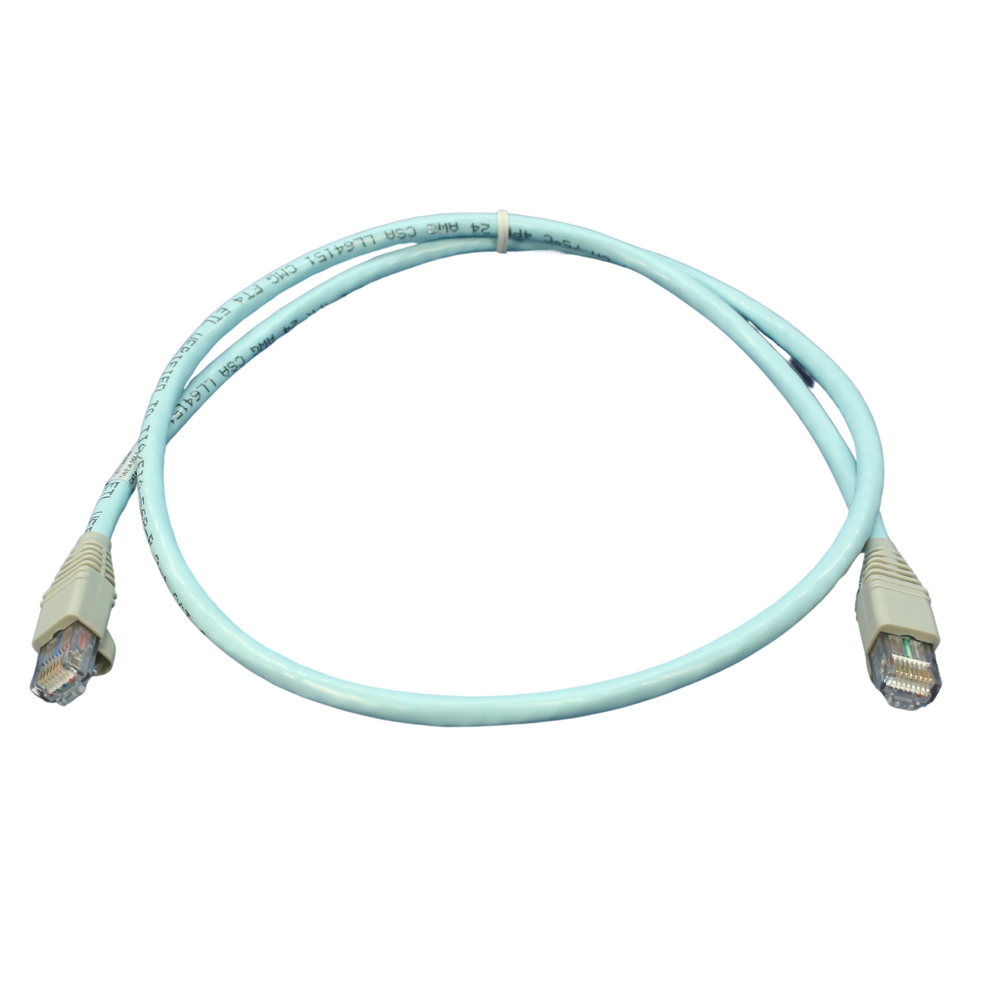 Leviton Cat 6+ Cable Blue 3' Extreme Patch Cord Cat6 Plus 3 Ft