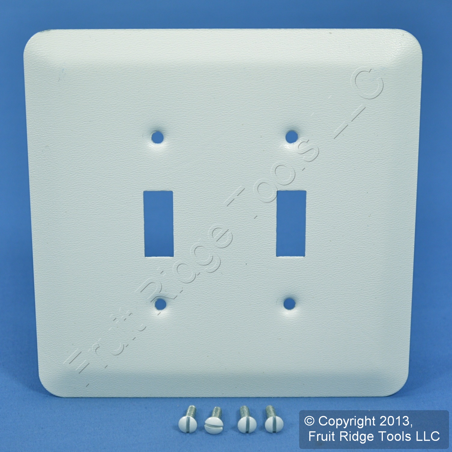 Leviton 2-gang Jumbo White Switch Cover Oversize Toggle Wall Plate ...