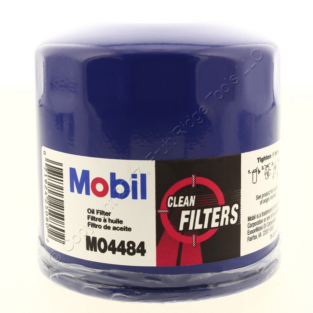 Mobil One Oil Filter Application Chart
