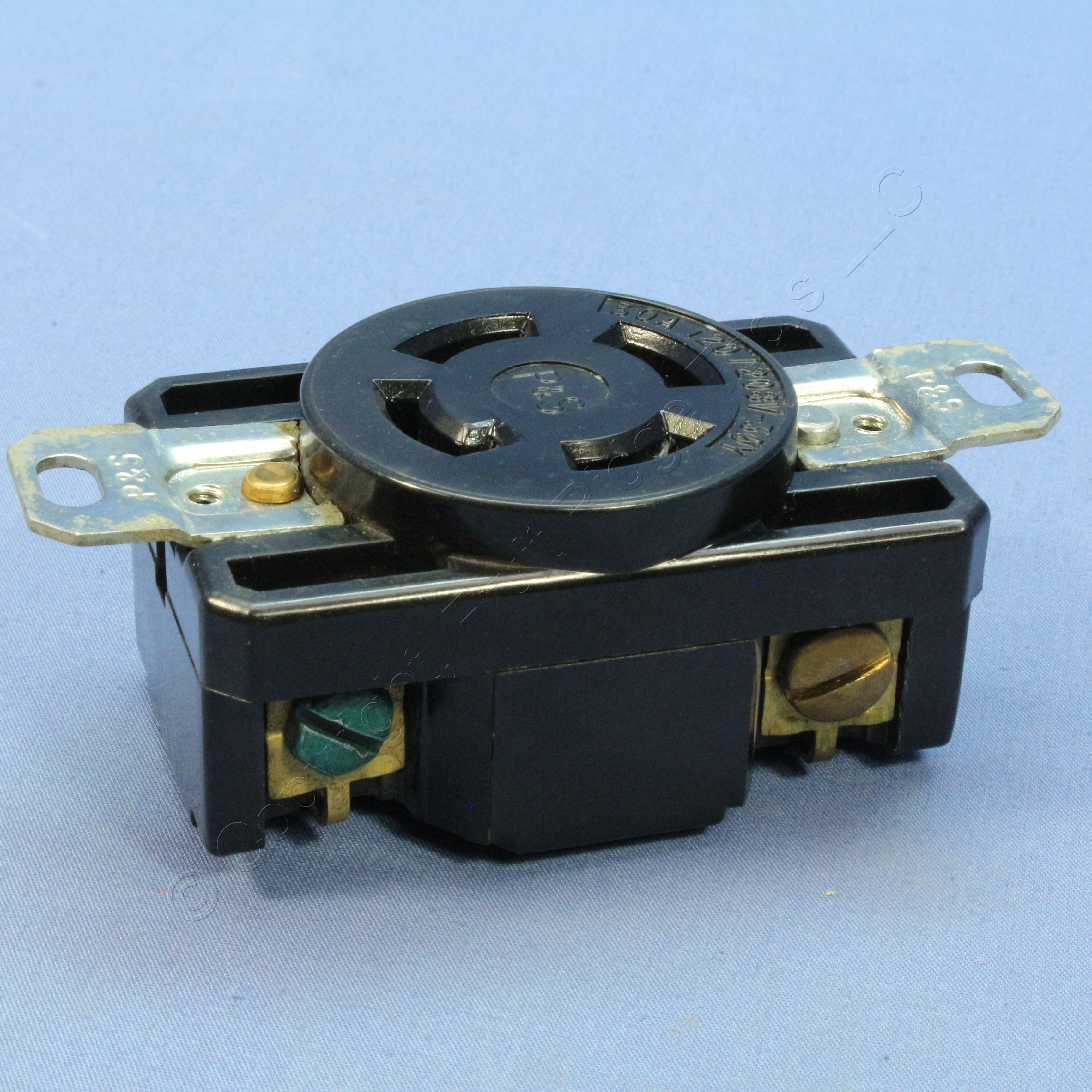 Home & Garden Bryant Black Non-NEMA Locking Receptacle ...