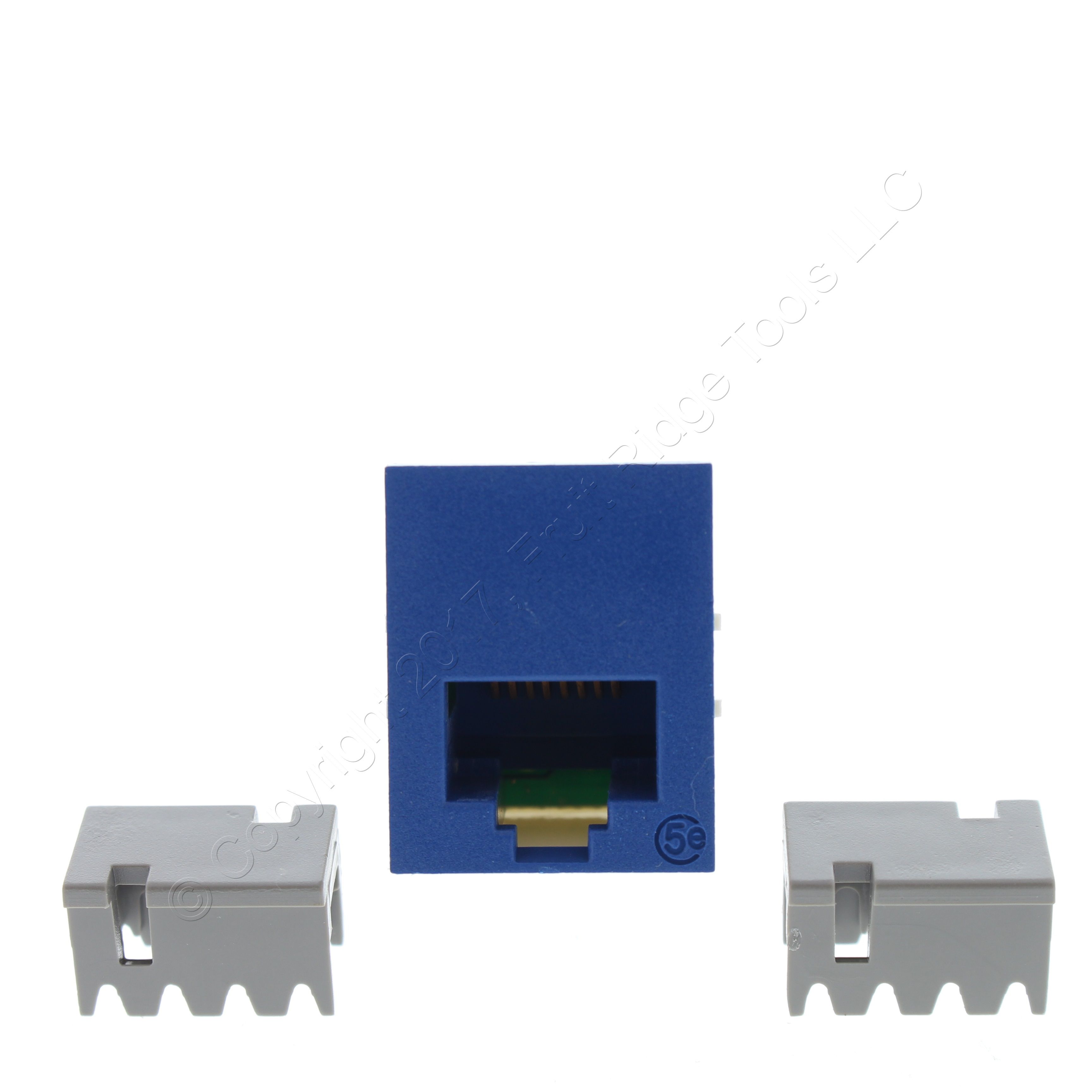 10 new pass and seymour innovate blue smooth jacks cat5e rj45 5e t568a