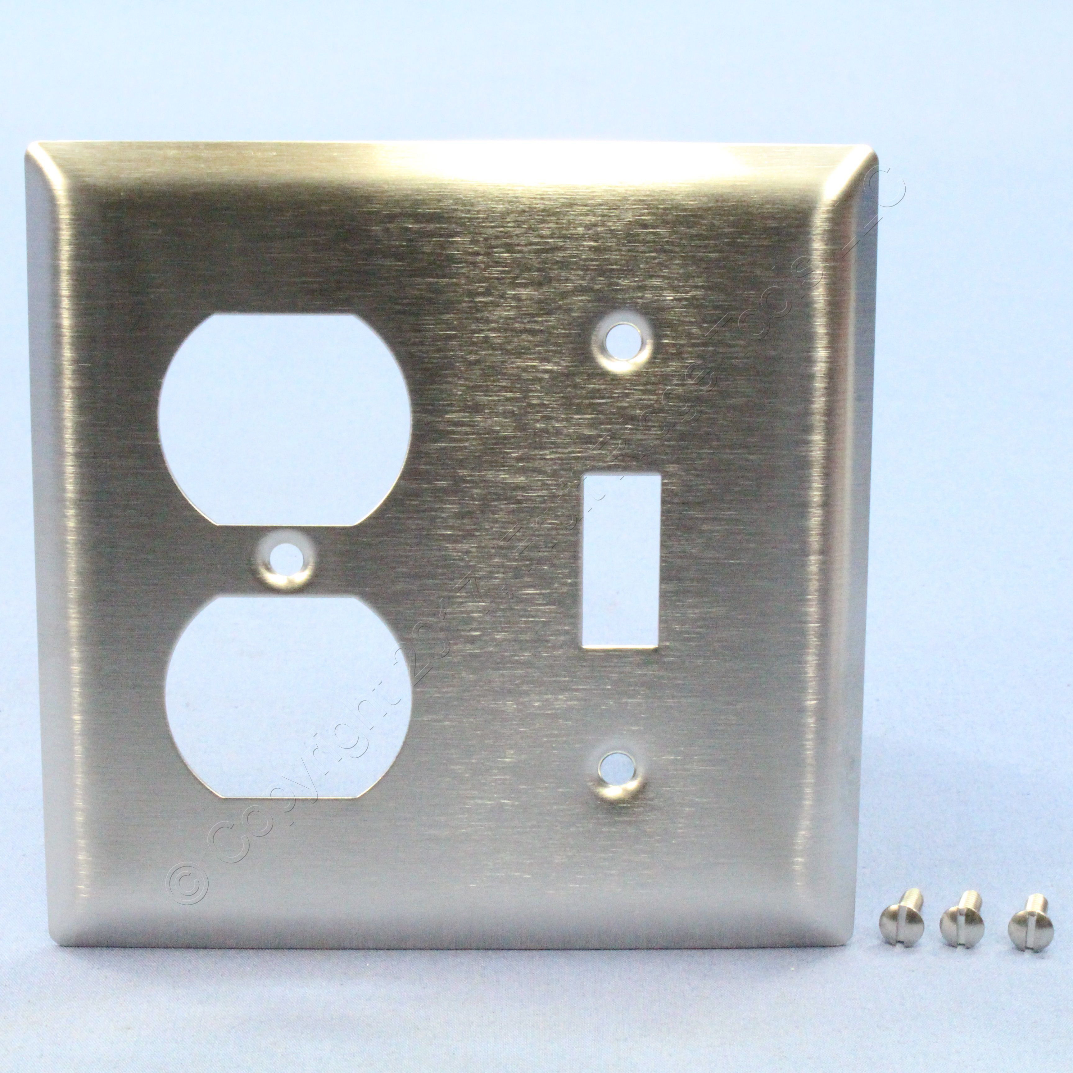Pass & Seymour Stainless Steel Receptacle Switch Outlet Wallplate Cover
