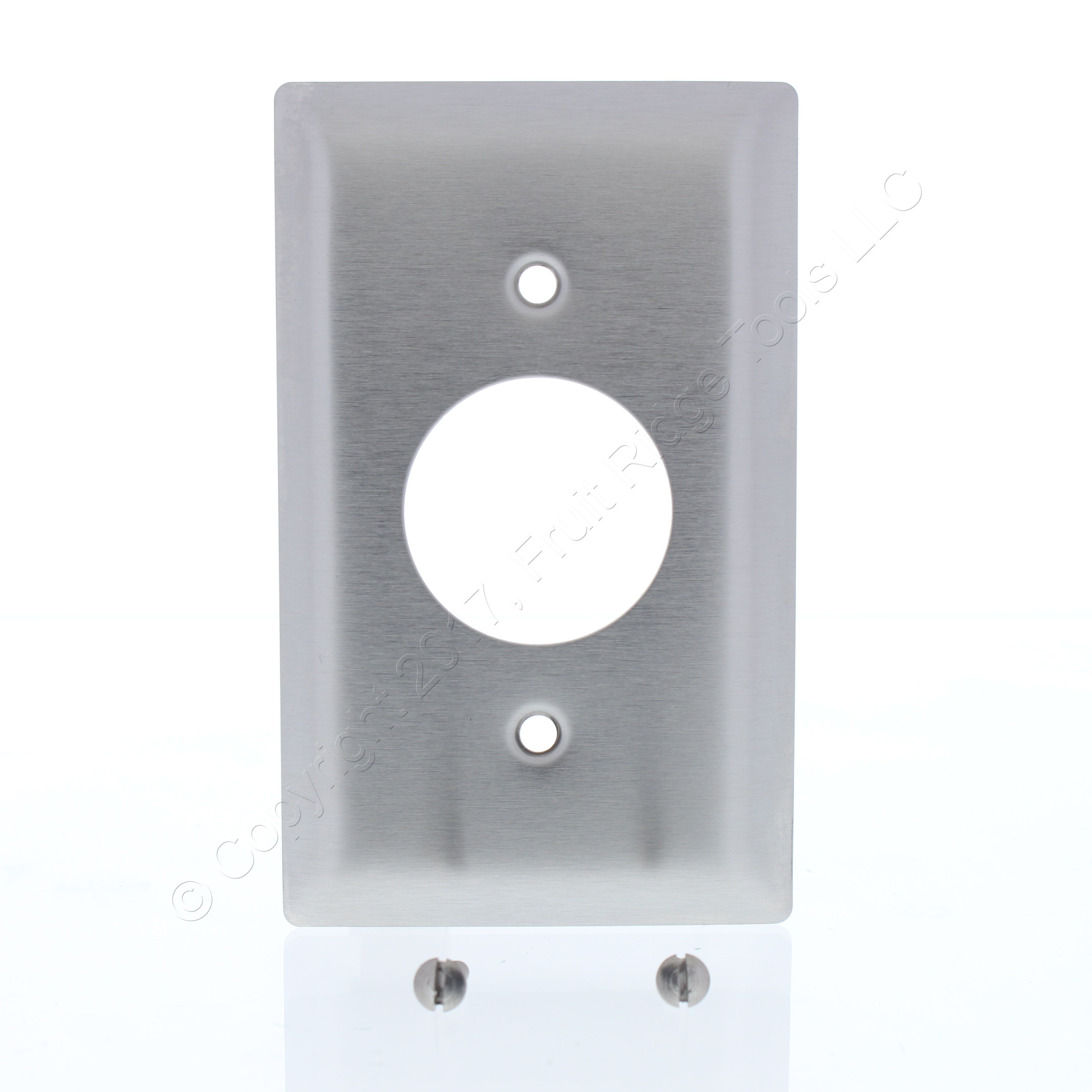 P&S Type 302 Stainless Steel 1Gang 1.406" Receptacle