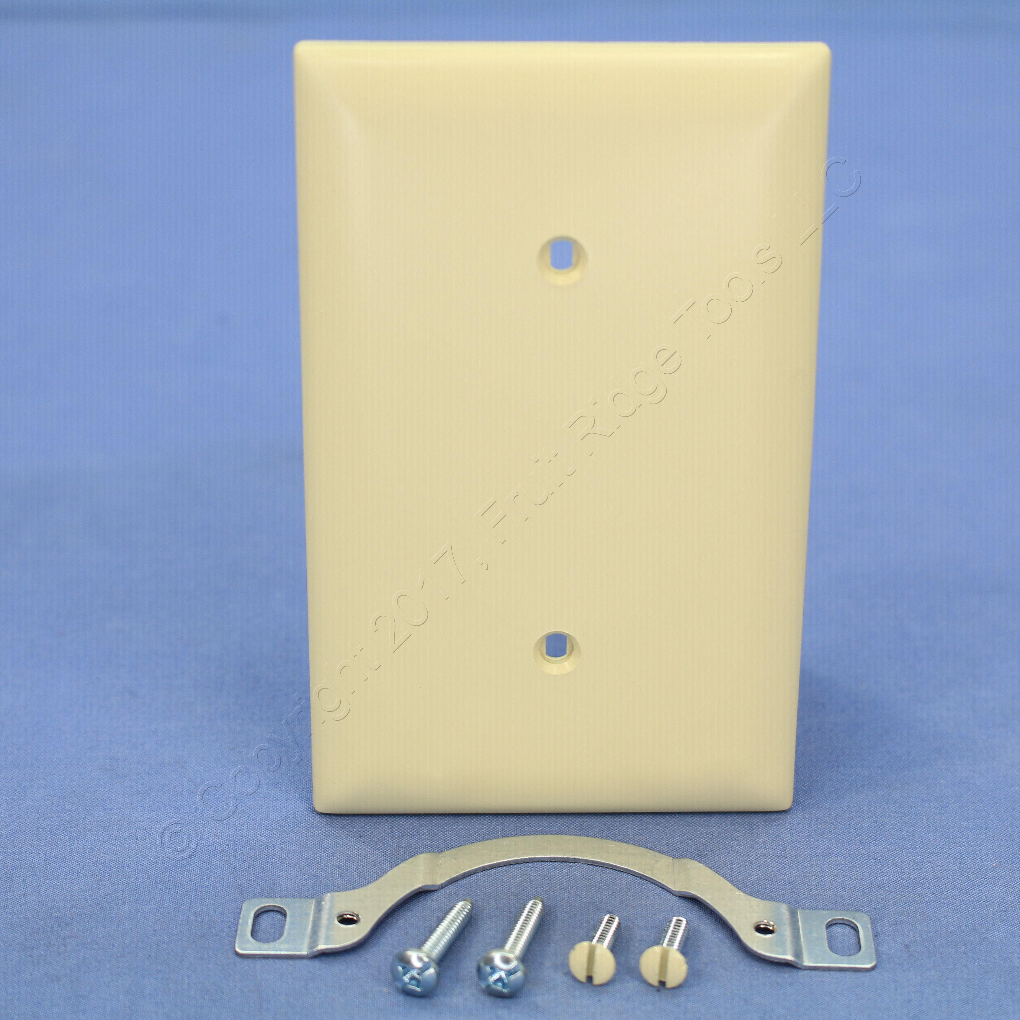 New Cooper Brown Standard 2-Gang UNBREAKABLE Switch Cover Nylon Wallplate 5139B