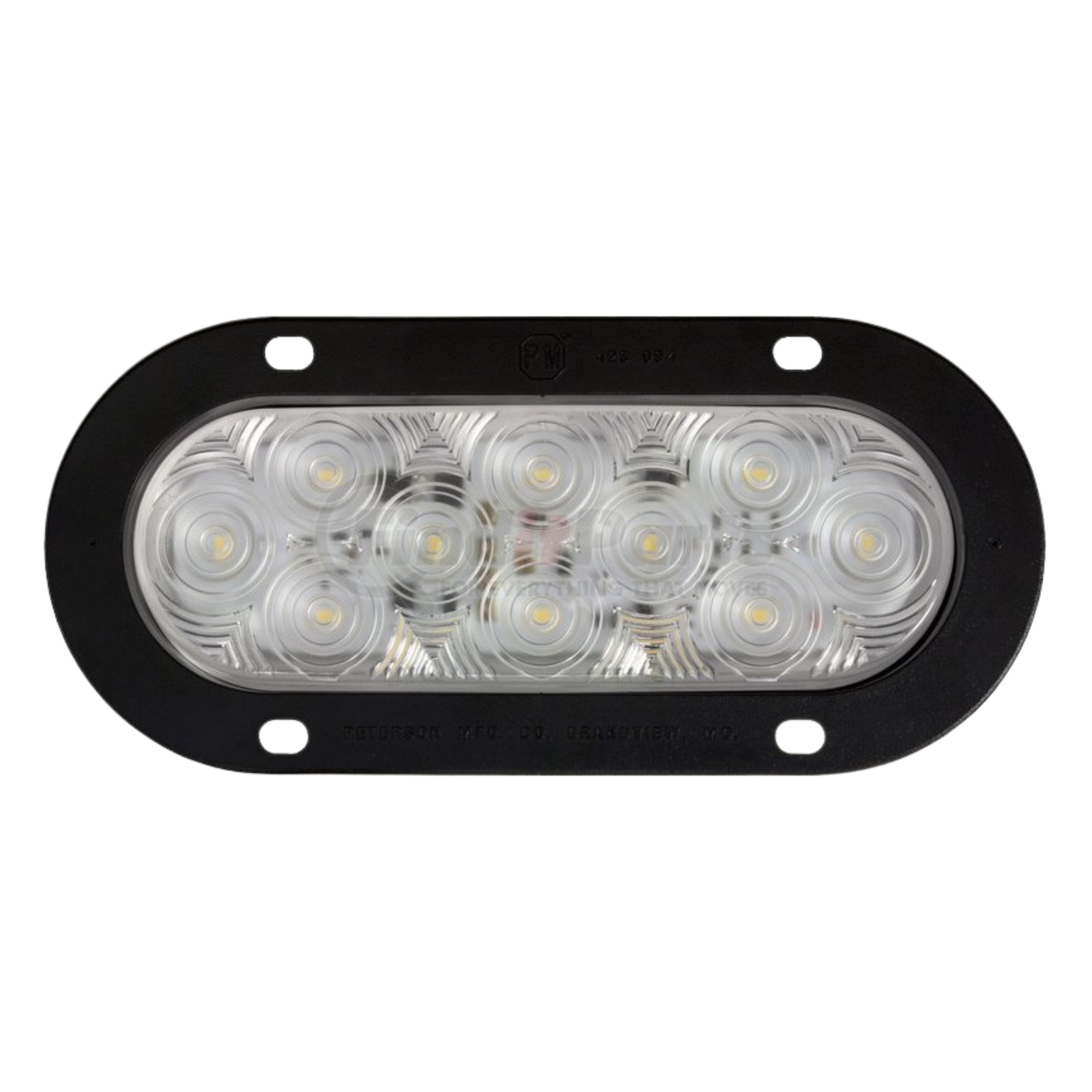 Peterson 823KC-10 Lumenx Clear Oval LED Stop Turn & Tail Light AMP