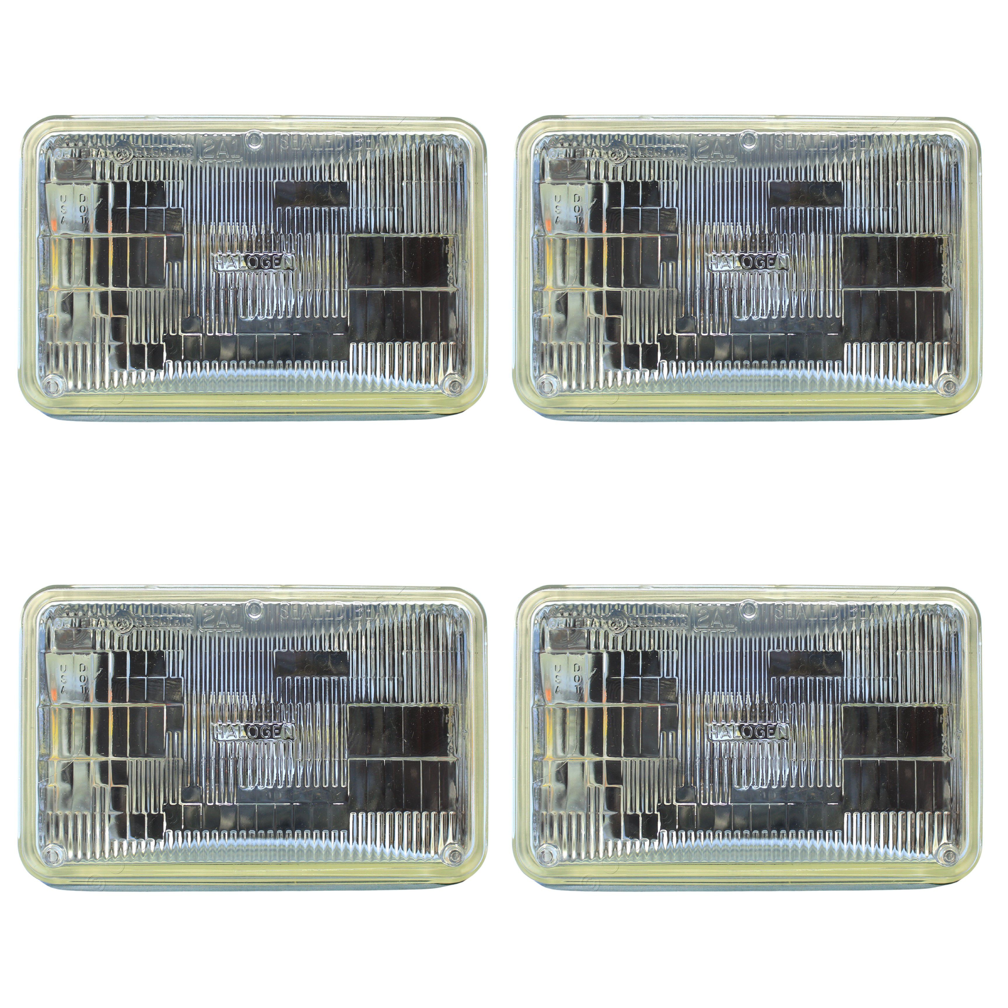 4pk Philips H4656 Halogen Headlamps fits C-6 12V 35W High Low Beam 75-86 DeVille