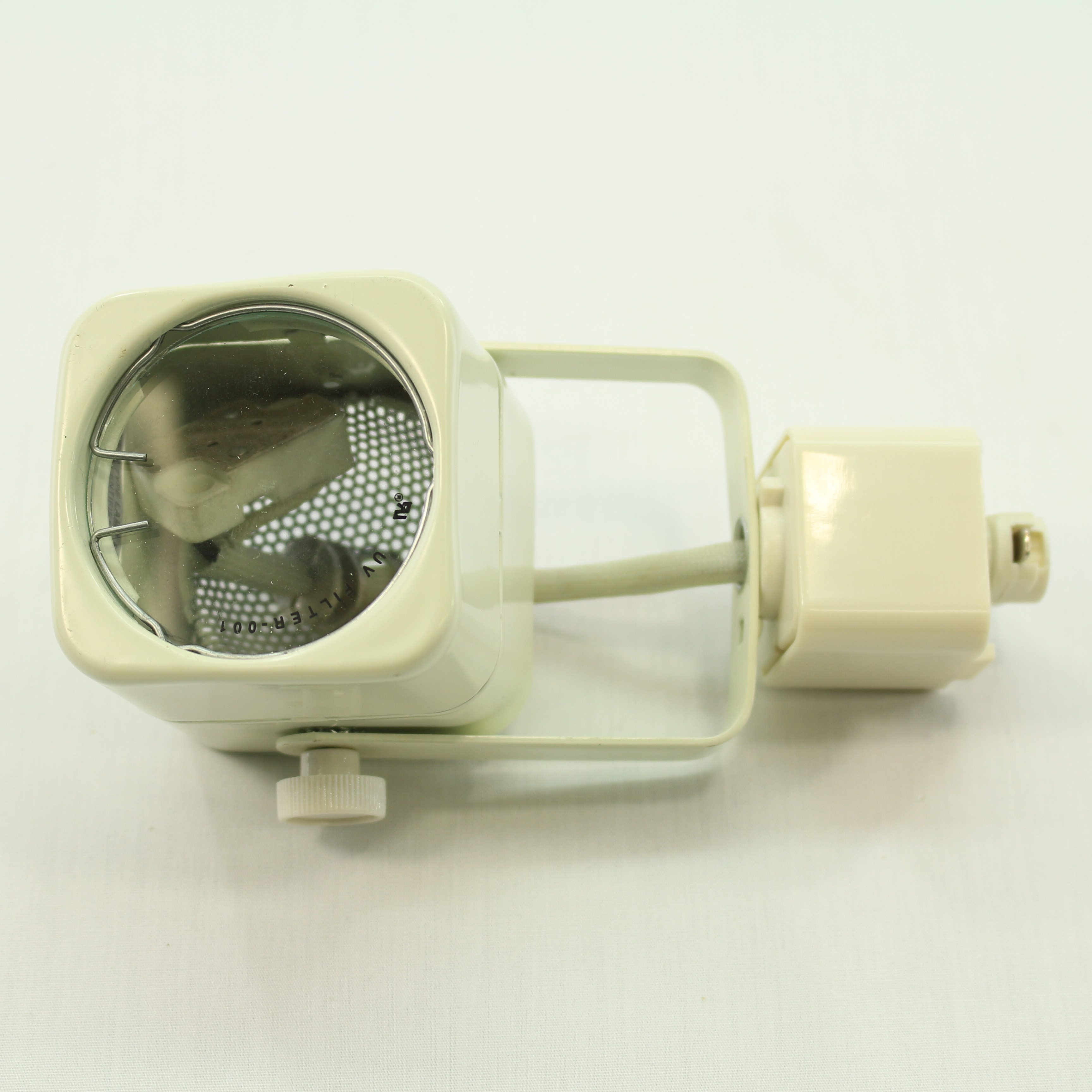 Cal Lighting White Pinhole Linear Square Head Ceiling Track Light Fixture HT-912