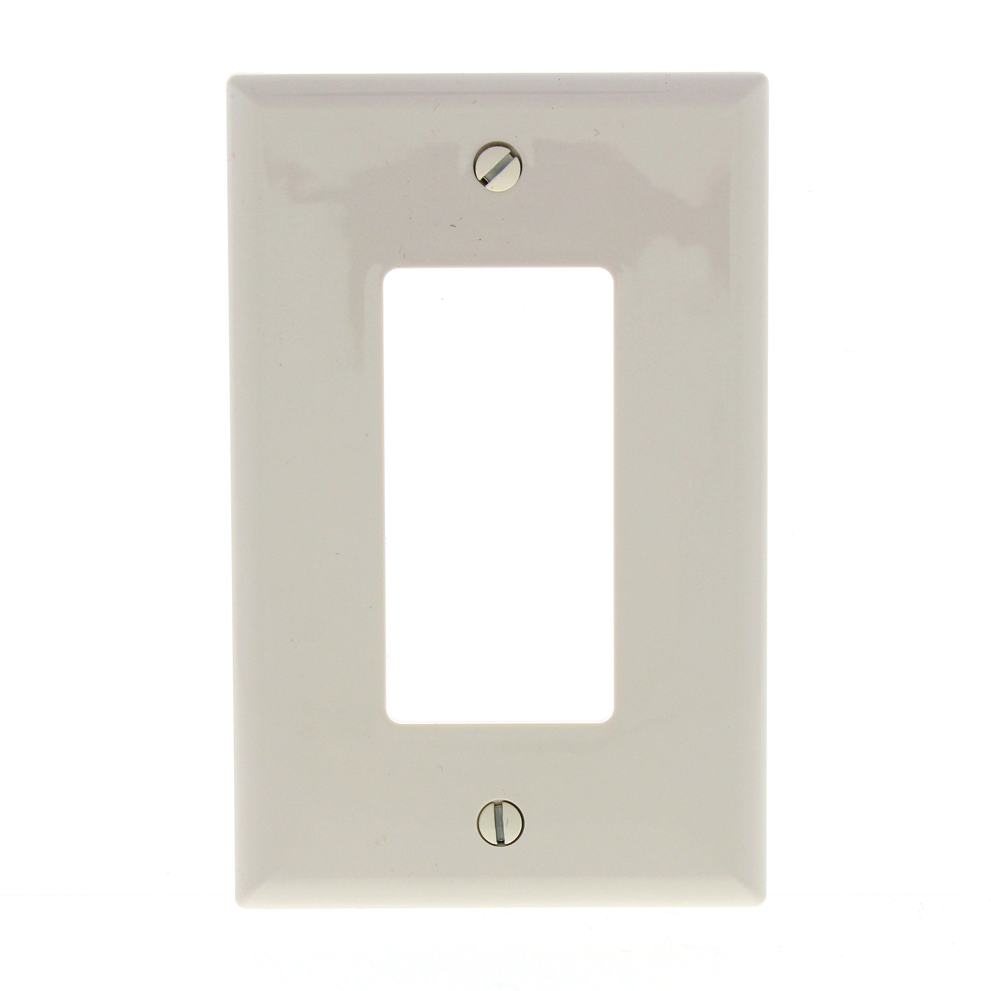 Eaton PJ26LA Light Almond 1-Gang Decorator GFCI Nylon Mid-Size Wallplate Cover