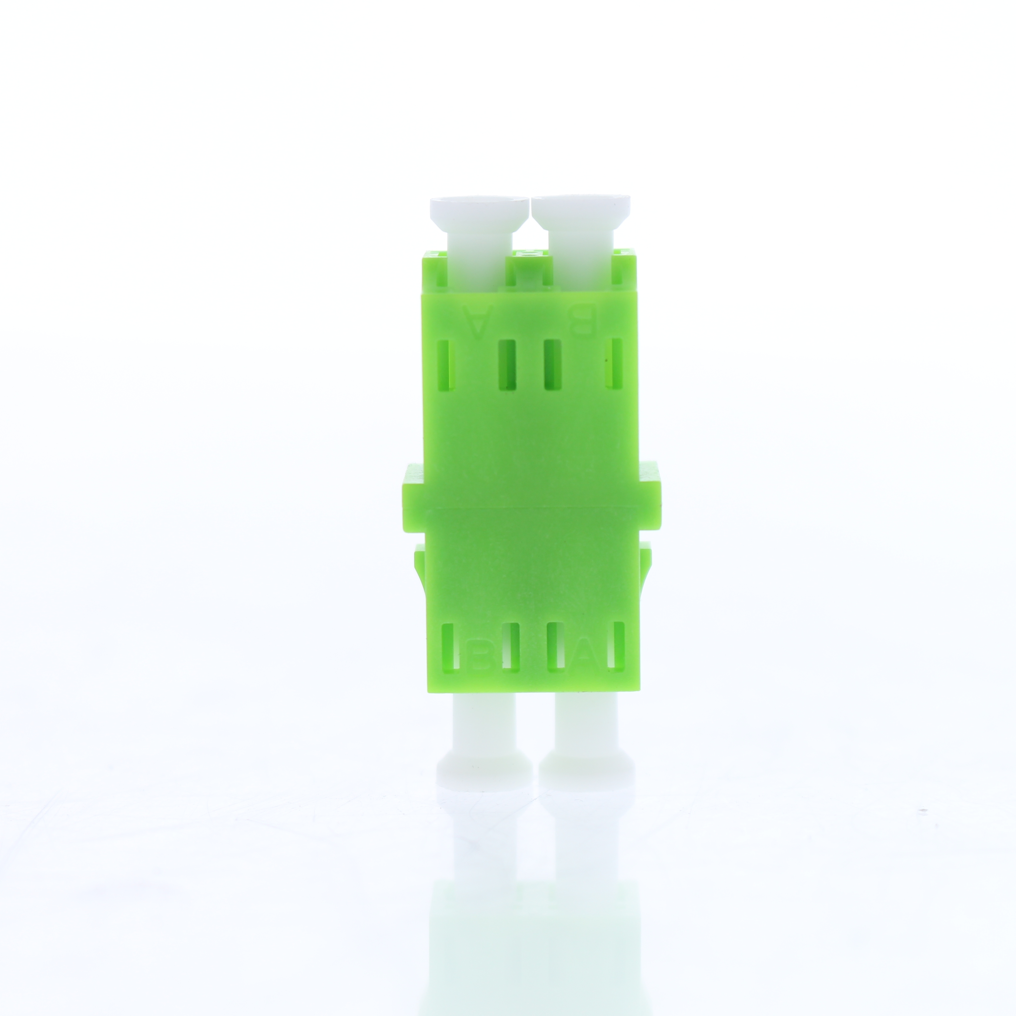Leviton 5F100-DLV Green Duplex LC Fiber Optic Connector Adapter Coupler