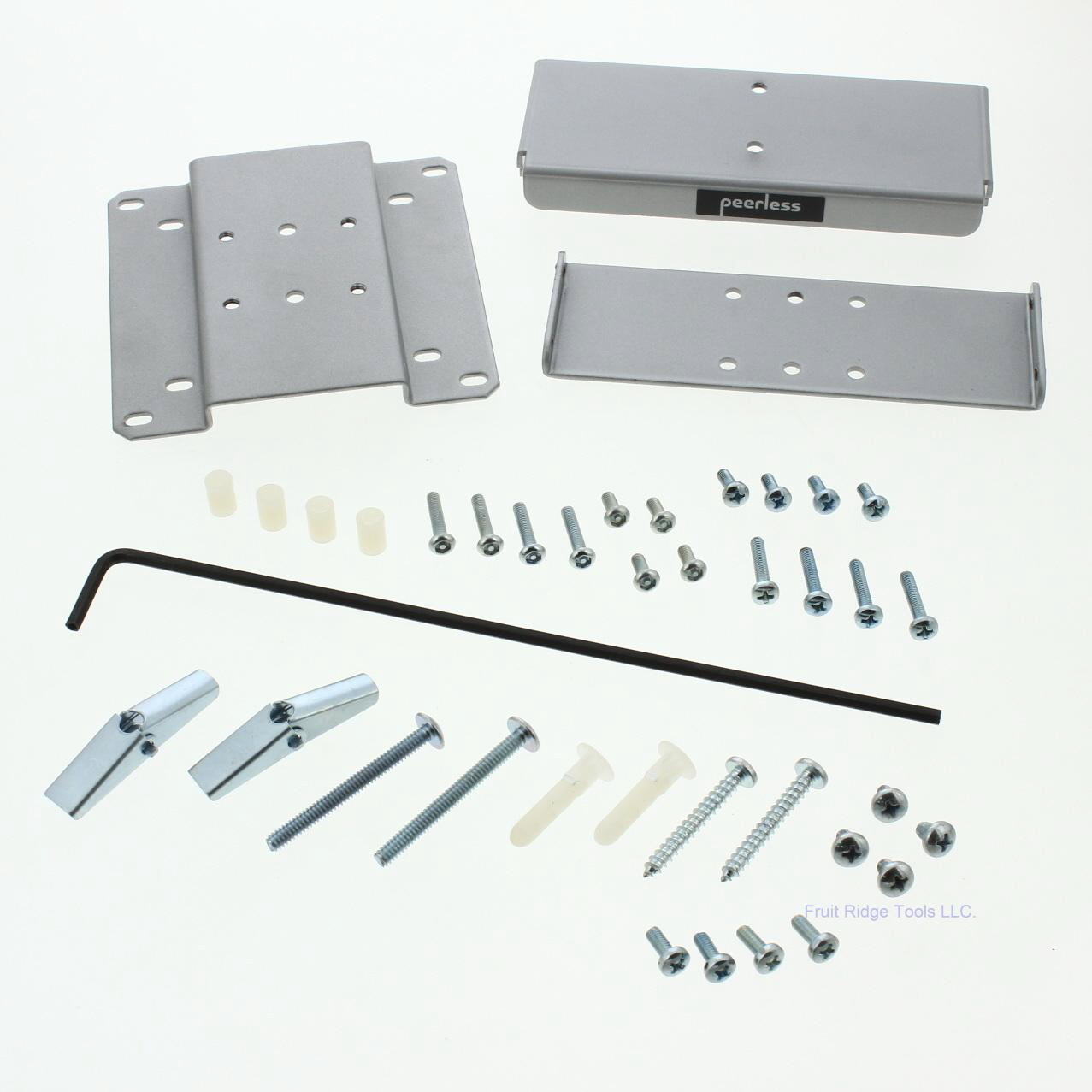 Peerless LCF-100 LCF W/ 75/100 Adapter Plate Silver for 10